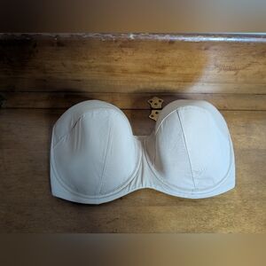 1st & Curve Women's Strapless Tan Beige 38I Bra